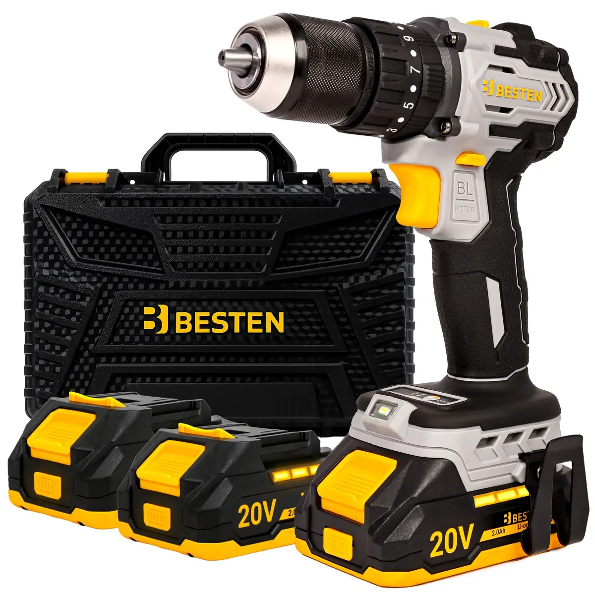 Wkrętarka akumulatorowa udarowa BESTEN BE-2885 - moment obrotowy